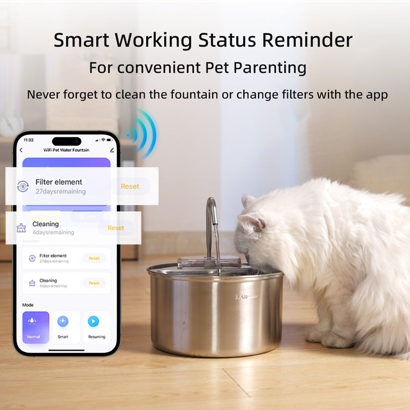 Smart Stainless Steel Pet Water Dispenser