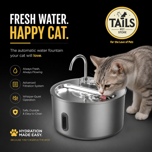 TailsPetStore SmartPaws Feeder & Drinker - Effortless Pet Care